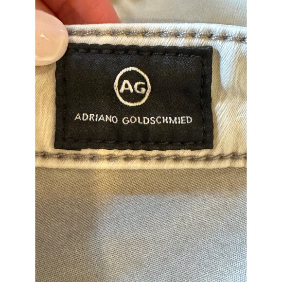 AG Adriano Goldschmied Jeans Women 26 Gray The Prima Mid Rise Cigarette Crop‎ - Picture 7 of 10